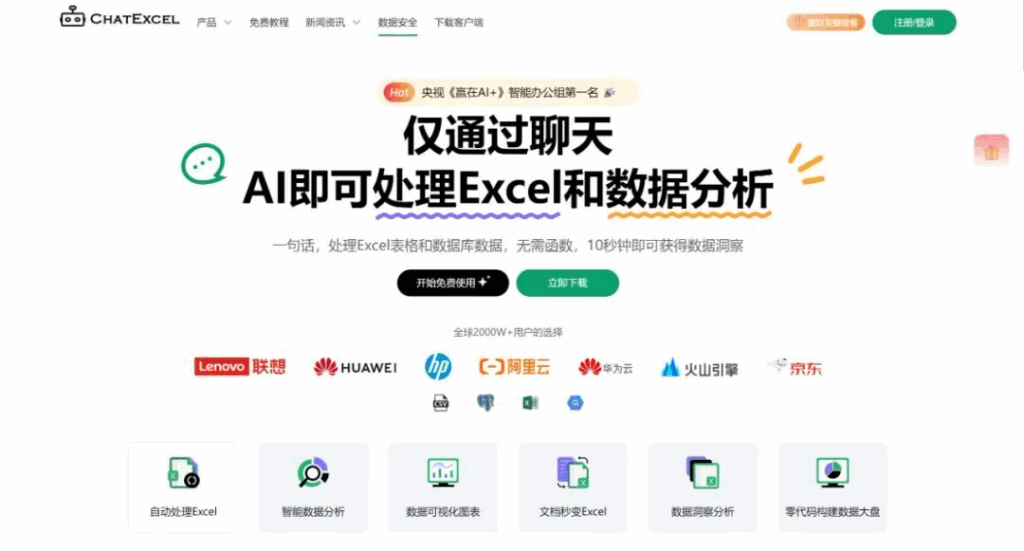 10秒，100M表格秒变数据报告PPT！| ChatExcel生成PPT功能上线