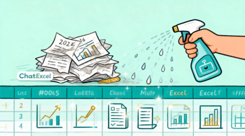 【Excel处理】数据清洗