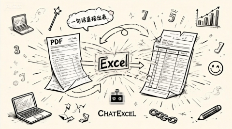 PDF、发票怎么转 Excel 表格？别再手抄到崩溃了：一句话直接出表