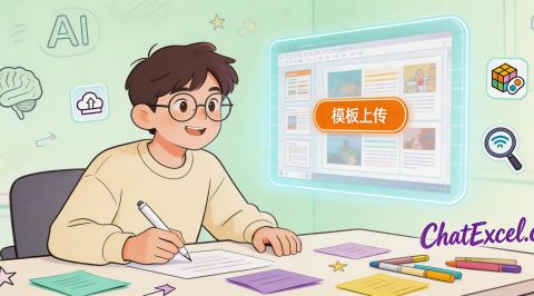 ChatExcel AIPPT三大升级！支持基于自有模版生成PPT、单页在线修改、无损导出自由编辑！