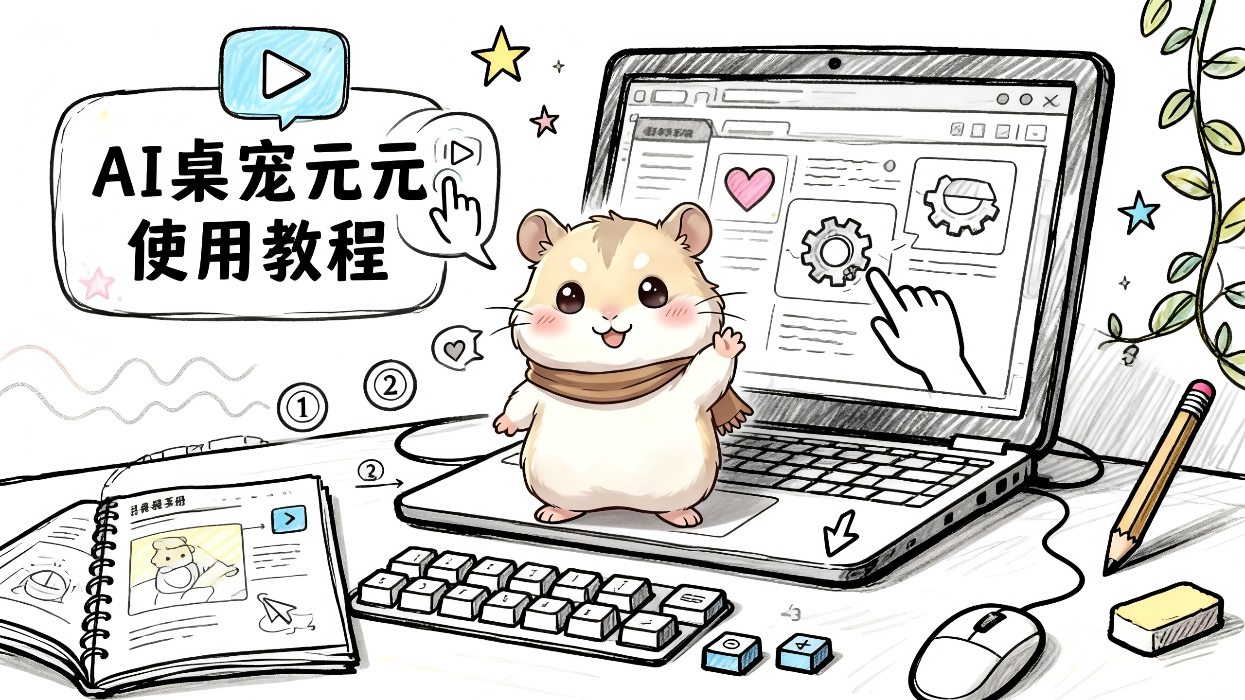 AI桌宠【仓鼠元元】使用教程
